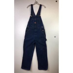 Red Kap Bib Overalls 2 Pair Mens Size 32x30‎ Blue Denim Carpenter Farmer Work